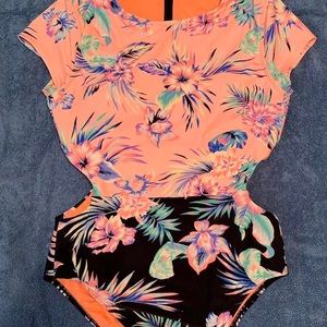 Floral One Piece Bikini